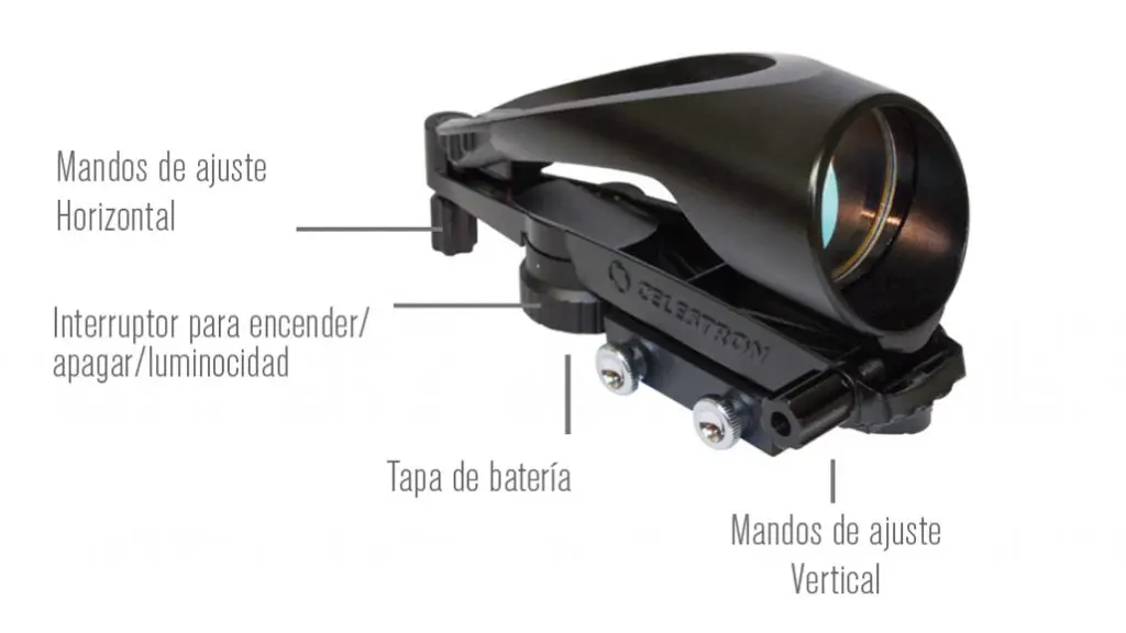 Buscador StarPointer ™ Pro en Telescopios Celestron Inspire
