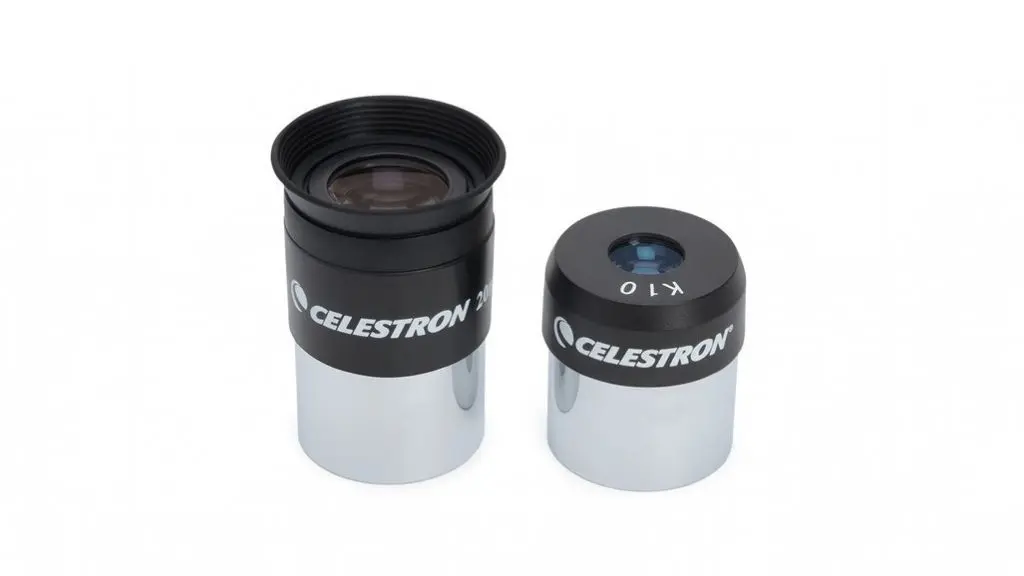 Oculares Kellner de 20 mm y 10 mm del telescopio Celestron Cometron 114 AZ