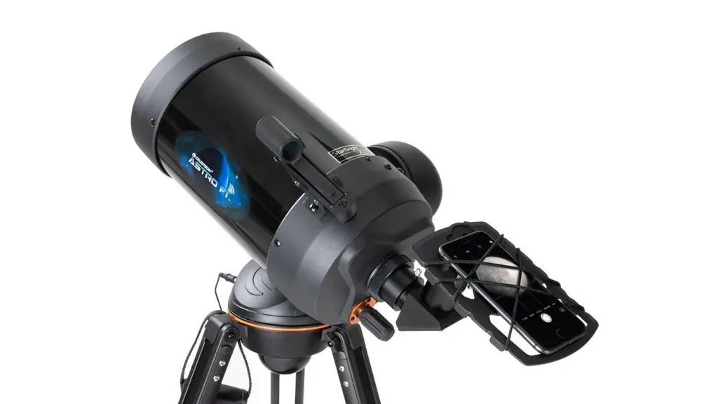 Tapa - adaptador para teléfono móvil de los telescopios Celestron Astro Fi